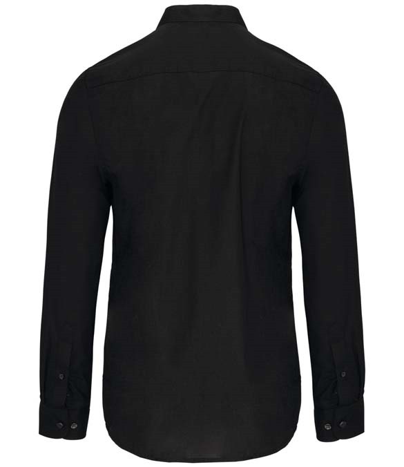 Kariban Long Sleeve Mandarin Collar Shirt